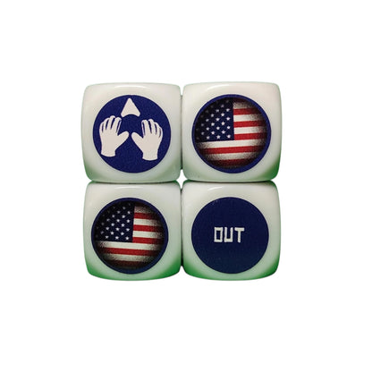 U.S.A-Brésil Pack Tube avec Tapis Stadium/20 dés