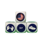 Pack Tube avec tapis - 2 pays au choix - 20 dés