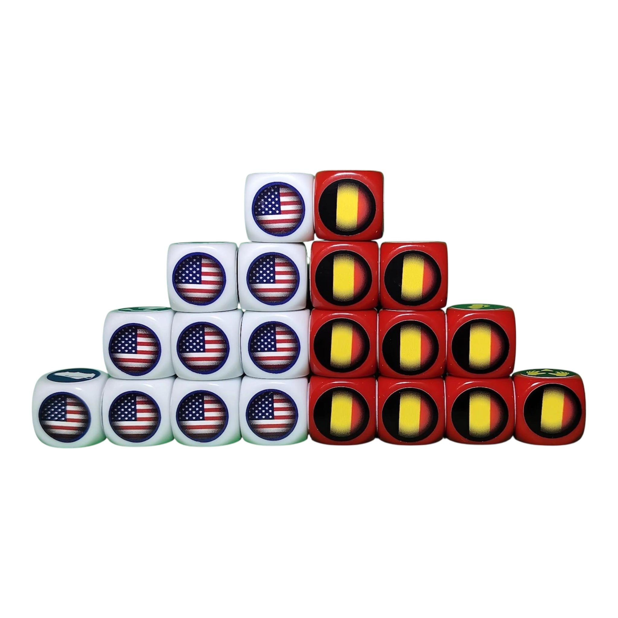 Pack Tube avec Tapis - U.S.A/Belgique - 20 dés