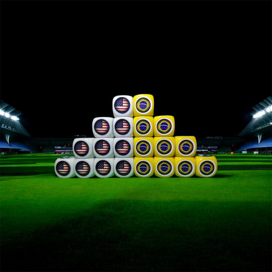 U.S.A-Brésil Pack Tube avec Tapis Stadium/20 dés