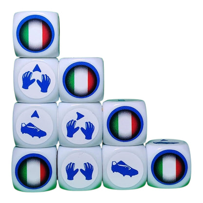 10 White Dice - Italy